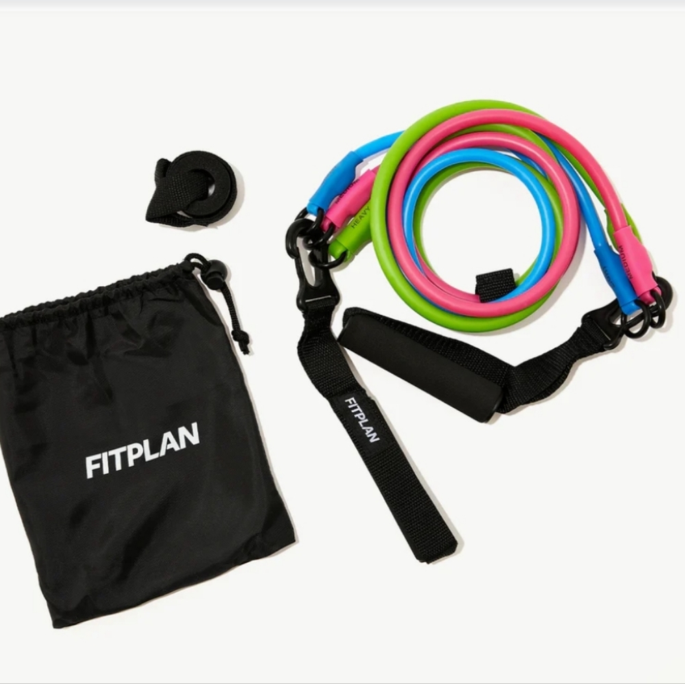 Fitplan 3 in 1 Resistance Band Kit + 3 Month App Subscription